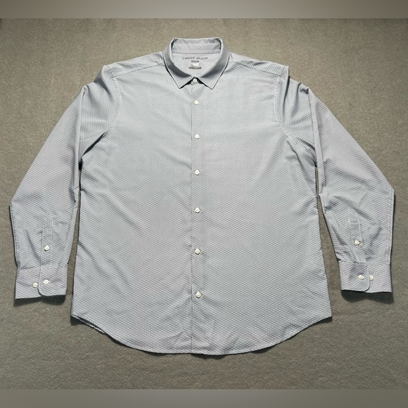 Perry Ellis Other - Perry Ellis Men’s 2XL Long Sleeve Shirt Blue Geometric Print Button Up